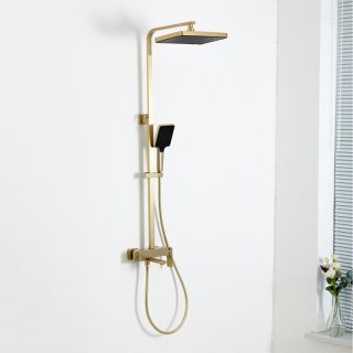 Душевая стойка Frap F2490-3 Золотой сатин